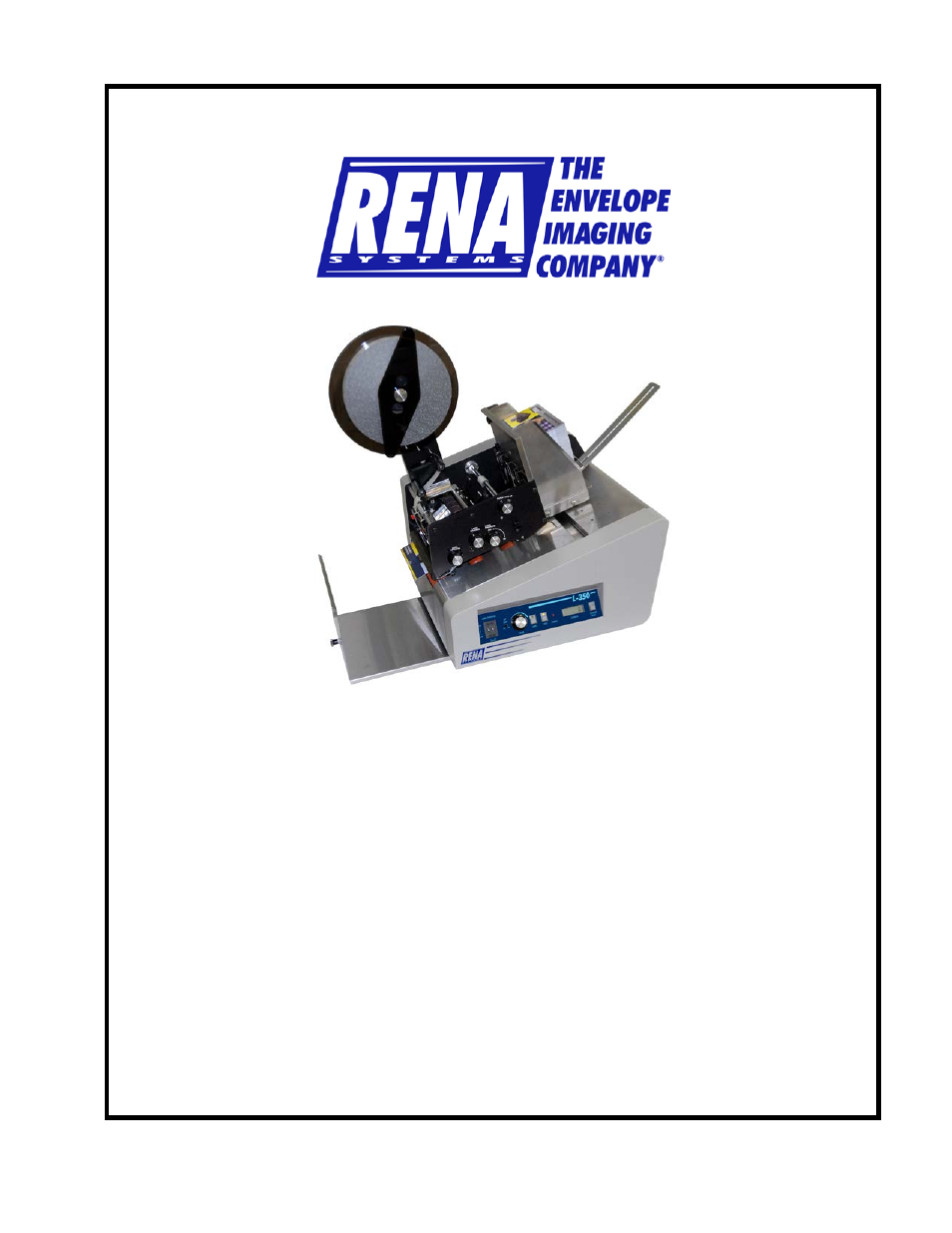 Rena L-350 User Manual | 16 pages