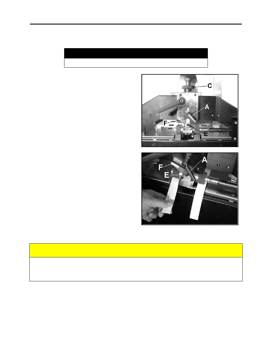 Forwarding roller alignment adjustment, Caution | Rena XPS-ProFeed Shuttle User Manual | Page 17 / 24