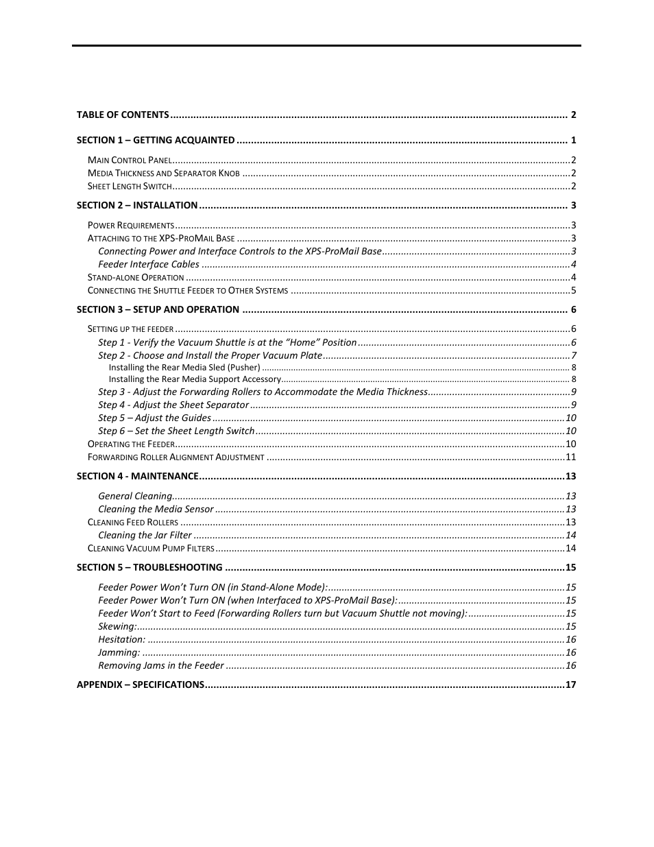 Rena XPS-ProFeed Shuttle User Manual | Page 4 / 24