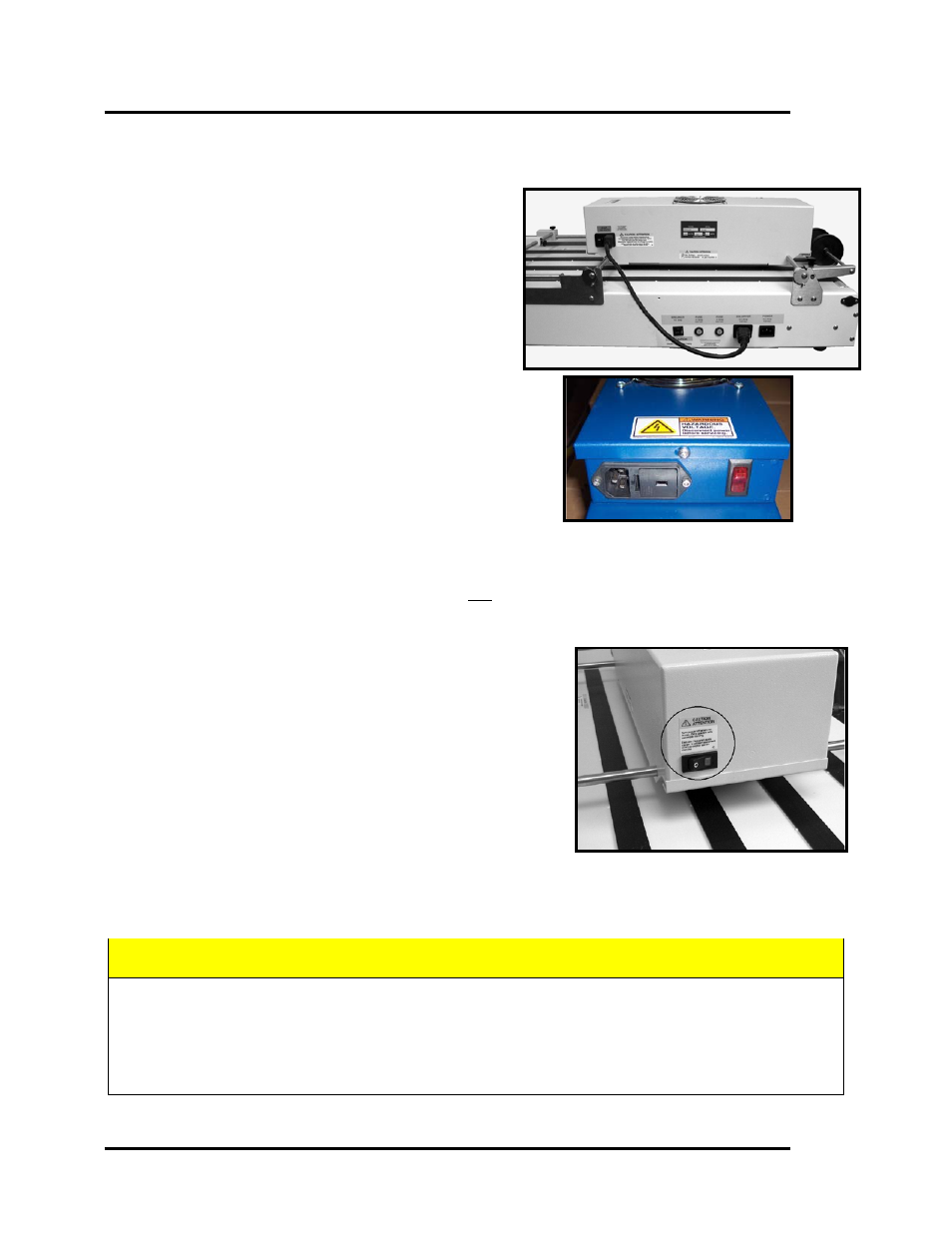 Caution | Rena TB-390 User Manual | Page 13 / 15