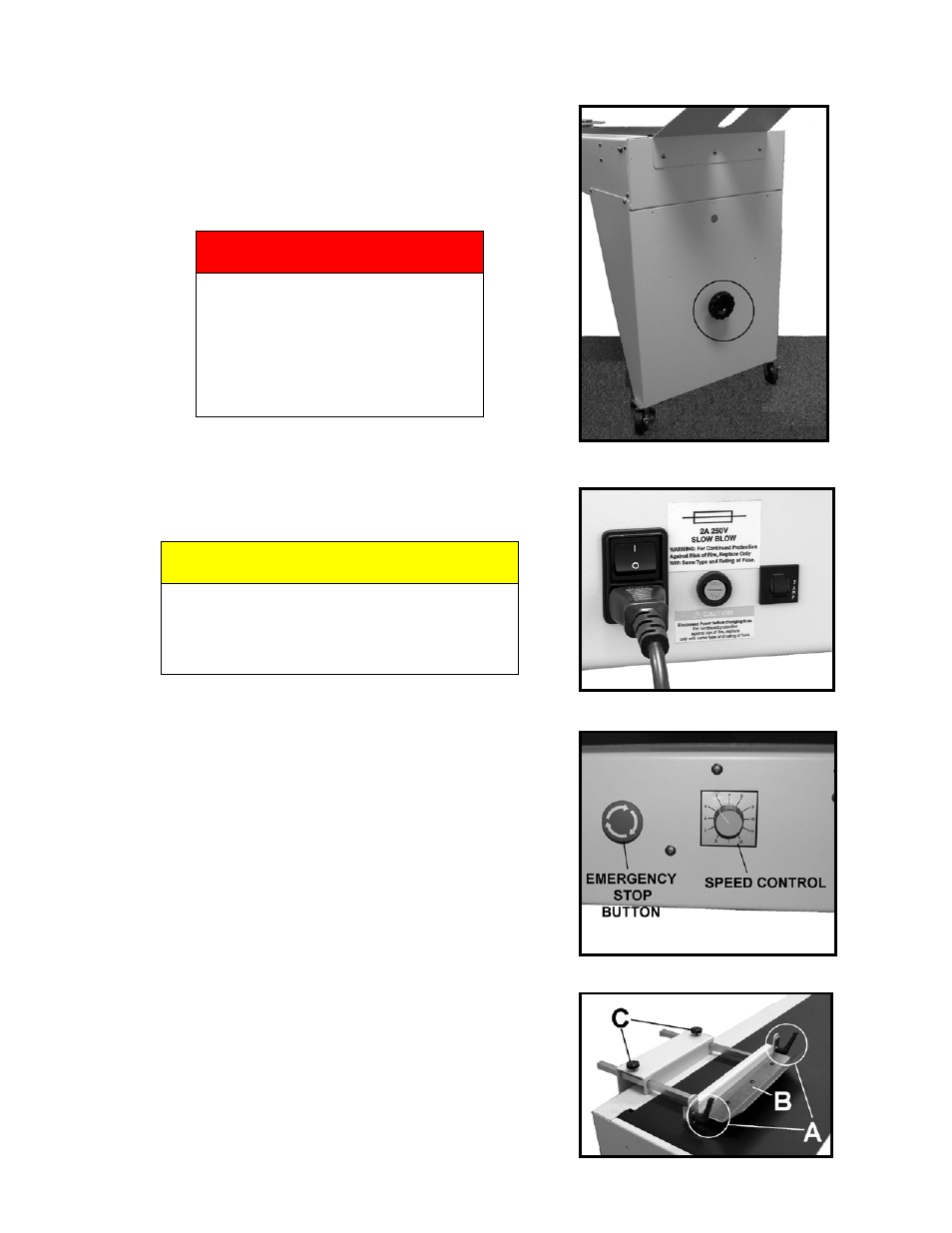 Caution, Warning | Rena TB-690 User Manual | Page 5 / 8