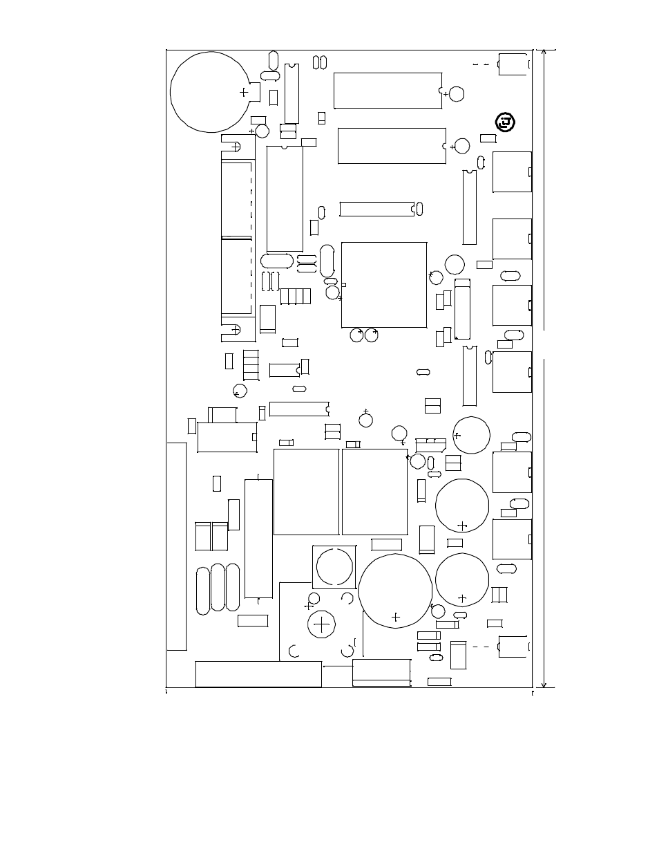 Figure 7.2 component layout | Research Concepts RC1000 User Manual | Page 24 / 50