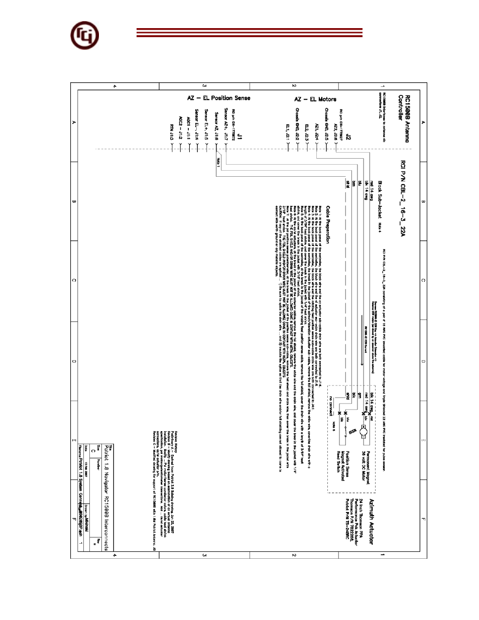 Interconnect schematic | Research Concepts RC1500 User Manual | Page 34 / 41