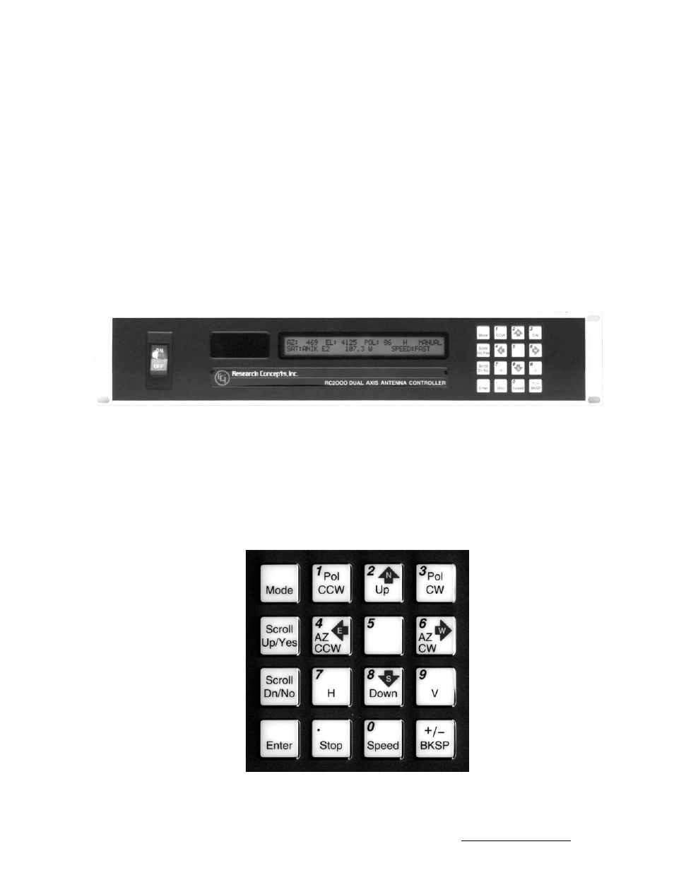 Chapter 2 basic function description, 1 front panel, Front panel | Research Concepts RC2000A User Manual | Page 13 / 121