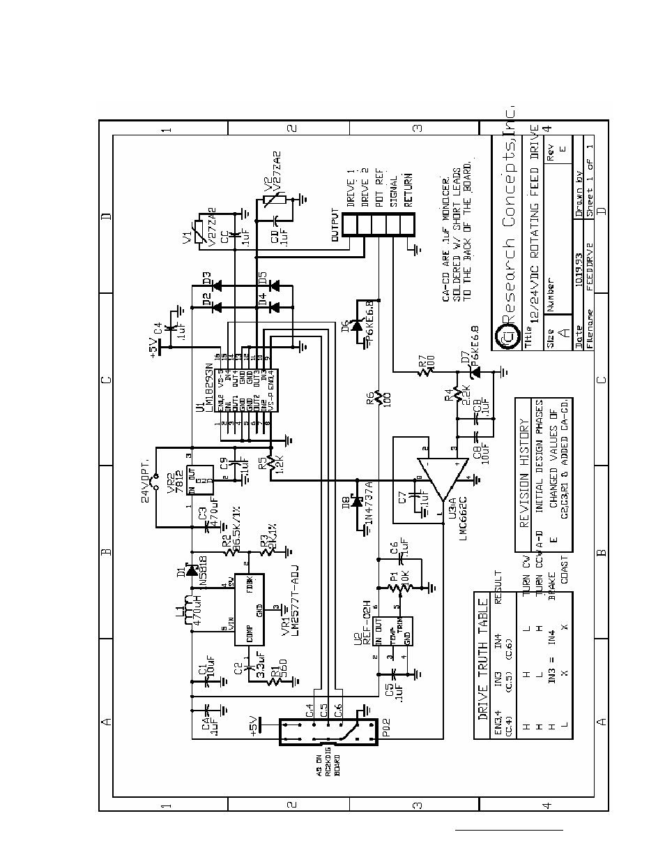Rc1kadp schematic rc2kpol schematic, Rc2kpol schematic | Research Concepts RC2000A User Manual | Page 93 / 121