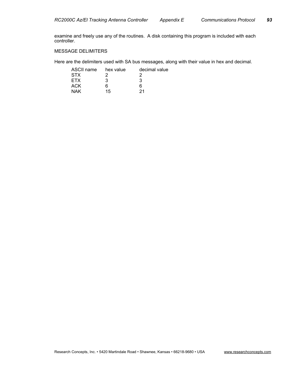 Research Concepts RC2000C User Manual | Page 101 / 123