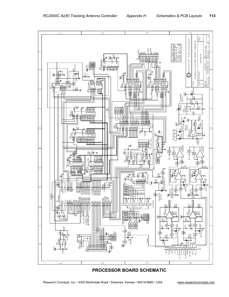 Research Concepts RC2000C User Manual | Page 121 / 123