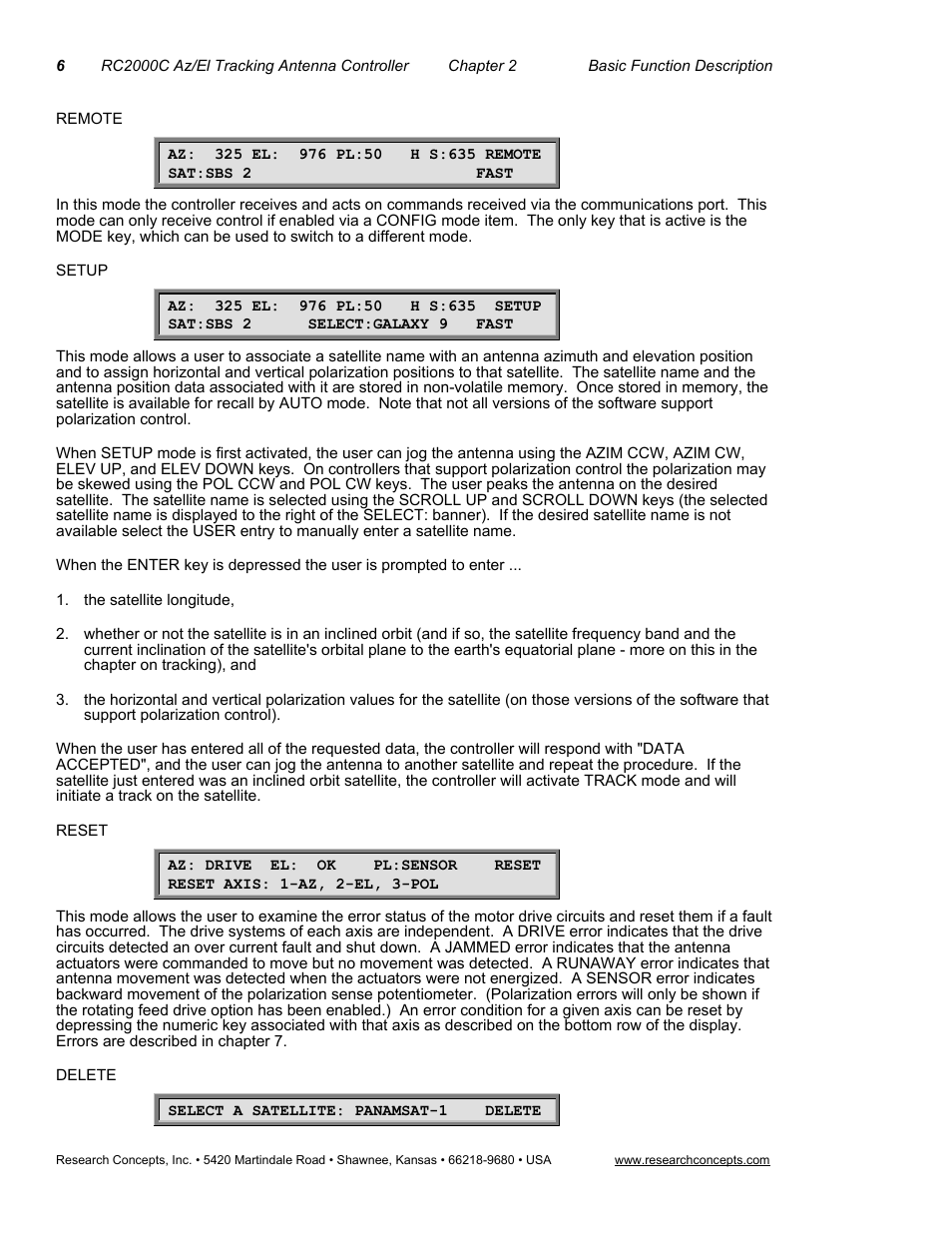 Research Concepts RC2000C User Manual | Page 14 / 123
