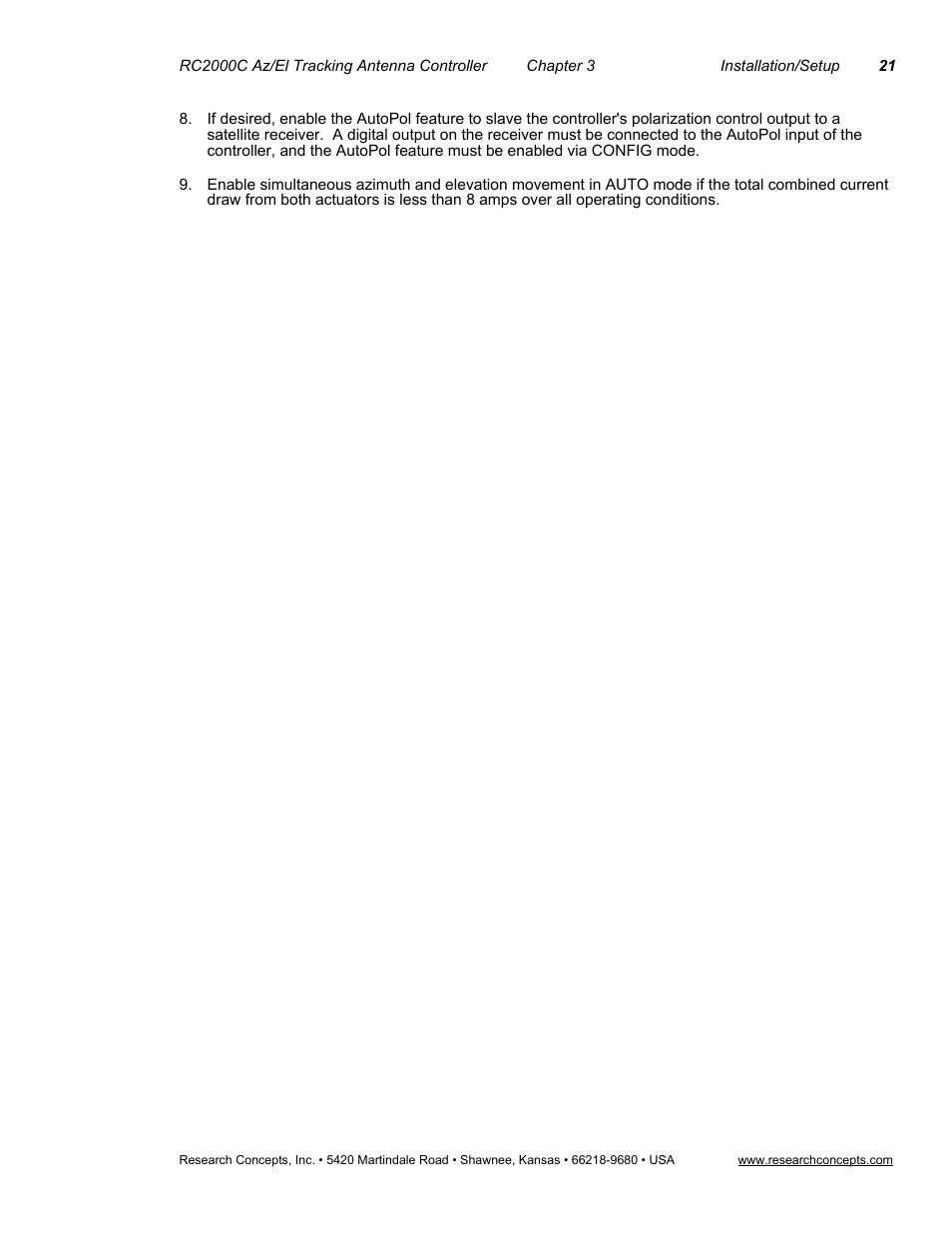 Research Concepts RC2000C User Manual | Page 29 / 123