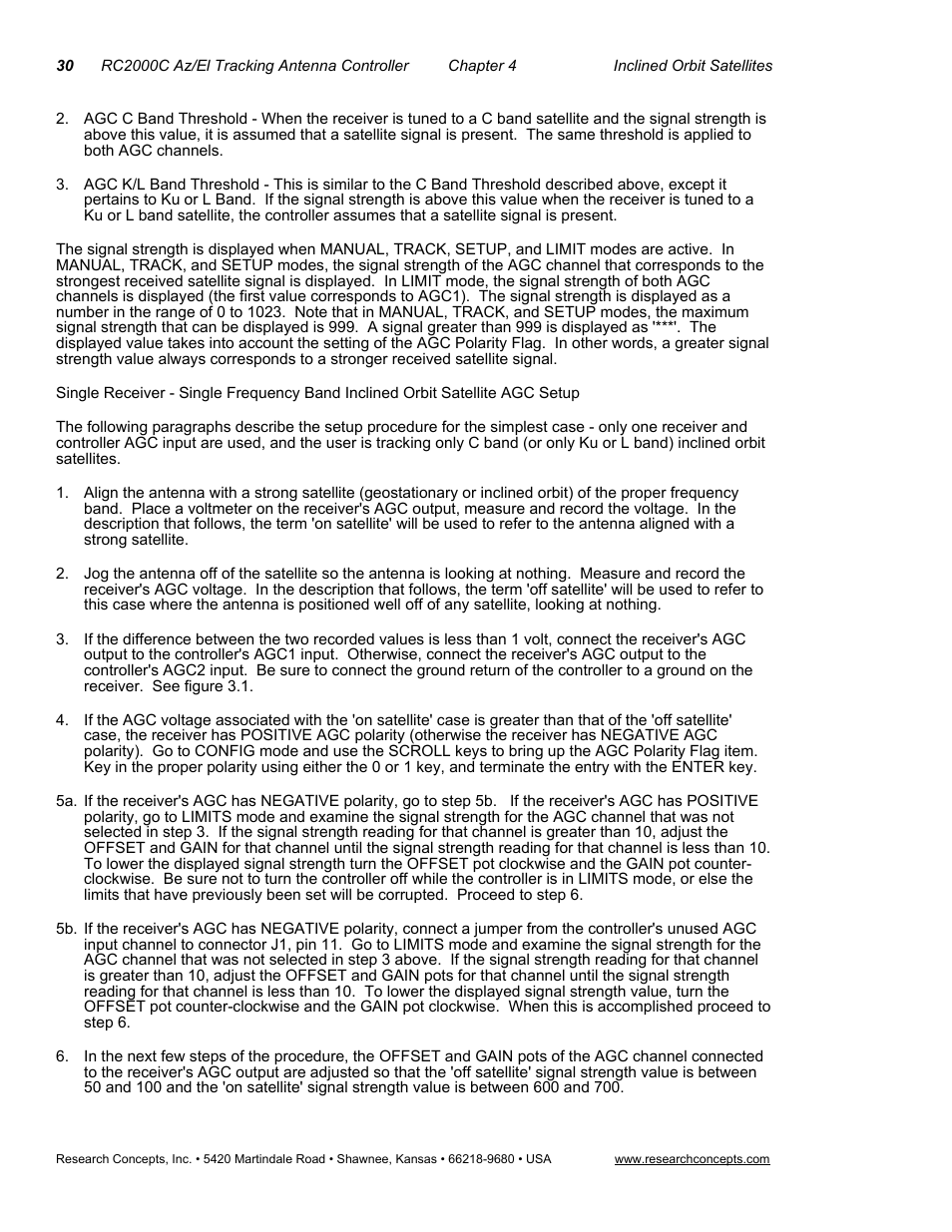 Research Concepts RC2000C User Manual | Page 38 / 123