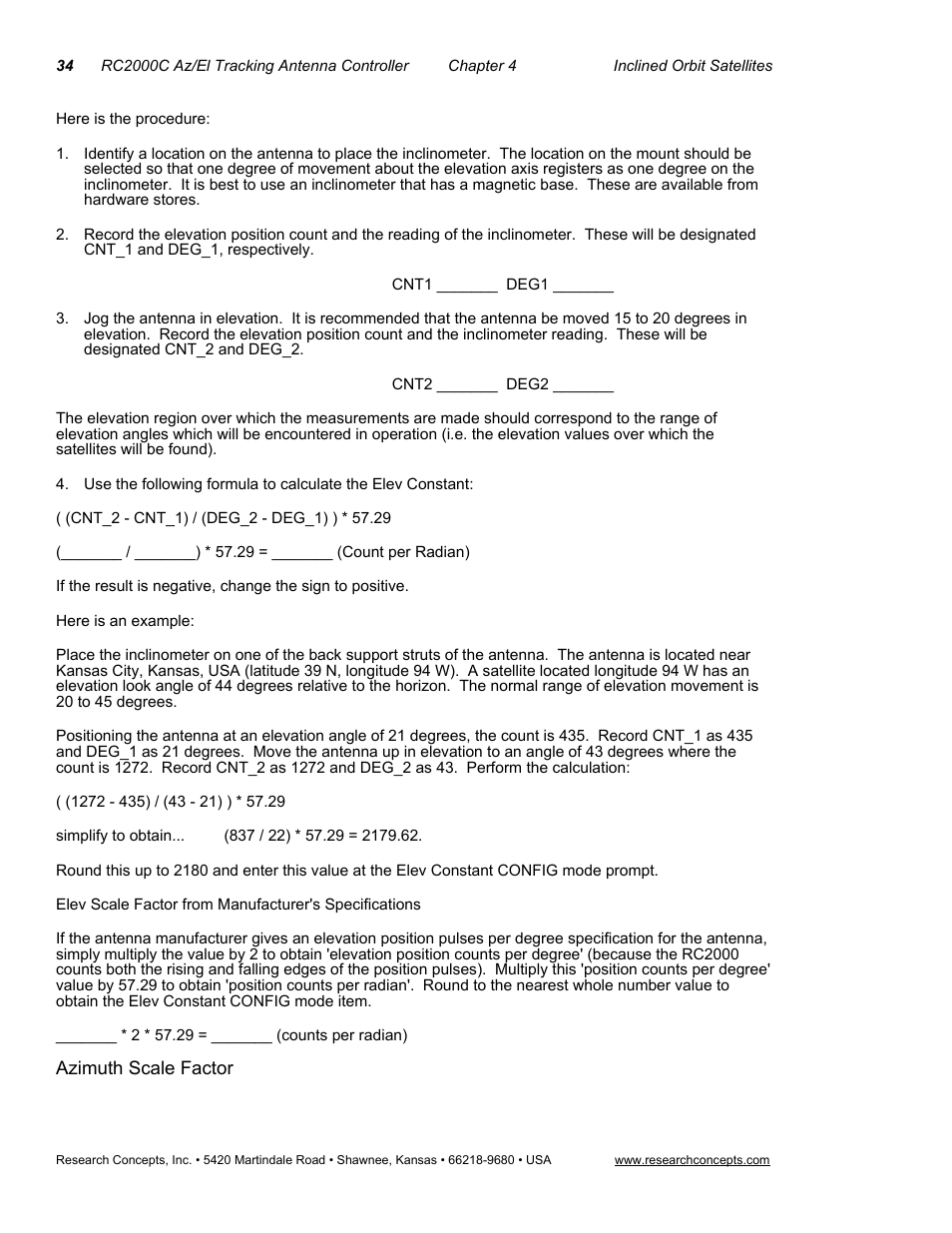 Research Concepts RC2000C User Manual | Page 42 / 123