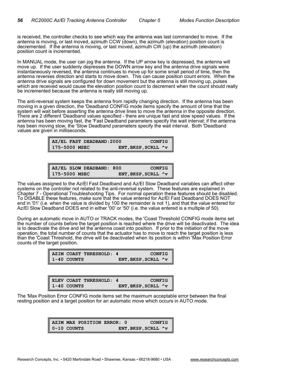 Research Concepts RC2000C User Manual | Page 64 / 123