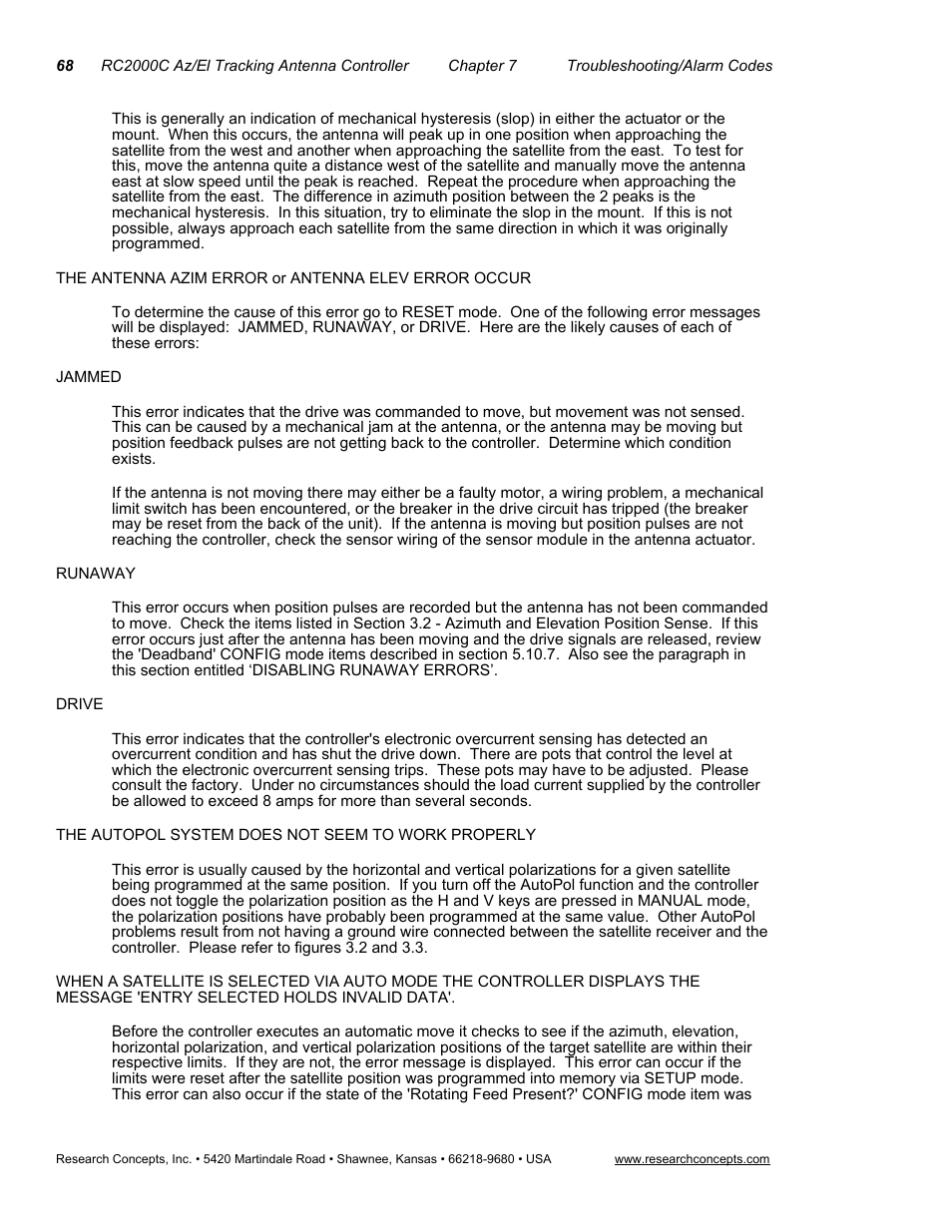 Research Concepts RC2000C User Manual | Page 76 / 123