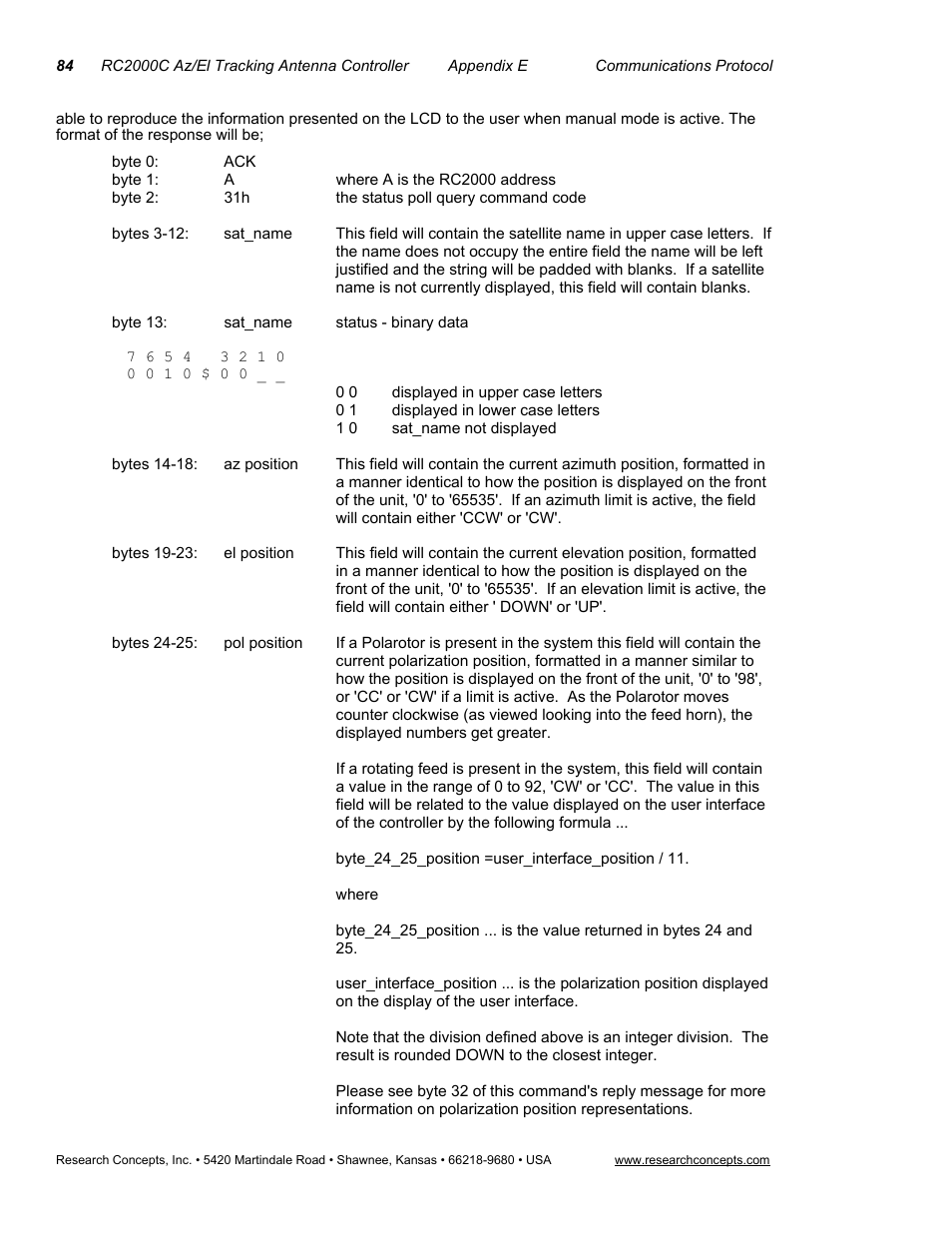 Research Concepts RC2000C User Manual | Page 92 / 123