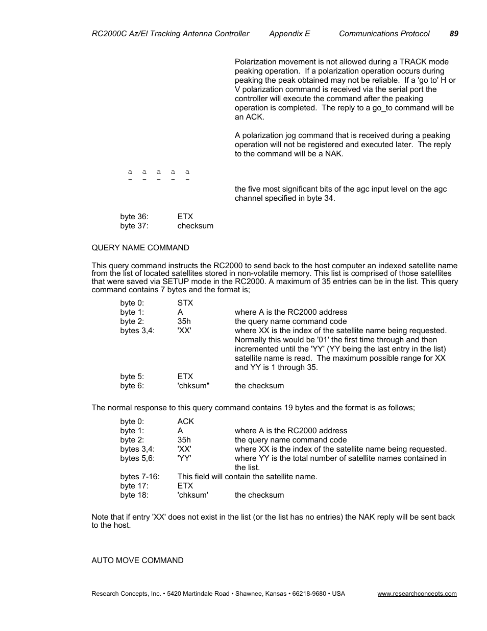 Research Concepts RC2000C User Manual | Page 97 / 123