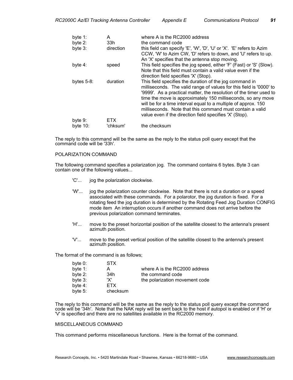 Research Concepts RC2000C User Manual | Page 99 / 123