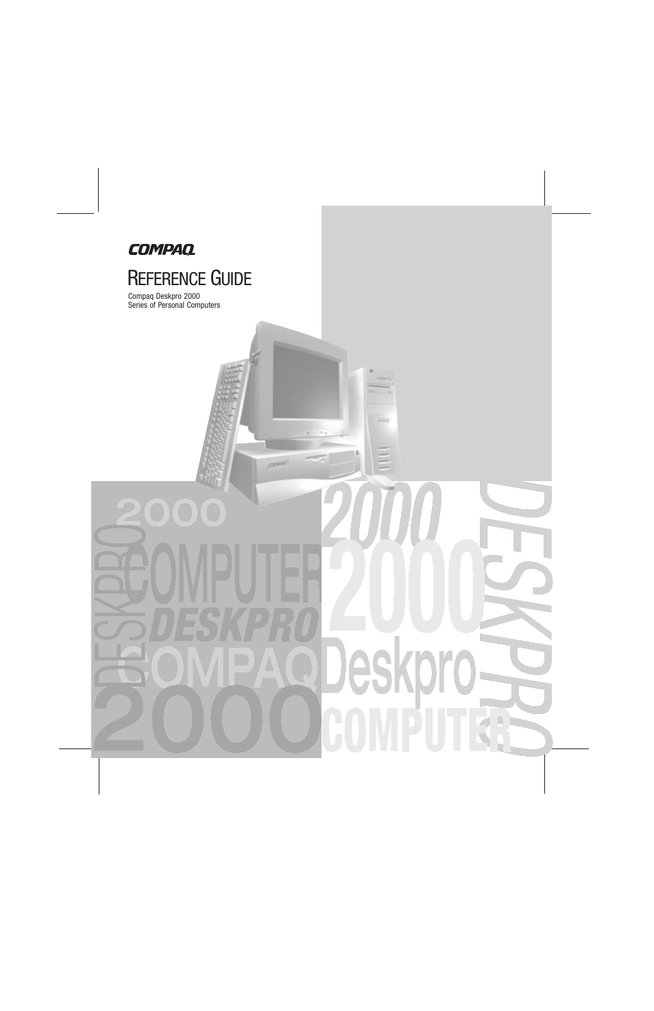 Compaq Deskpro 2000 Series User Manual | 192 pages