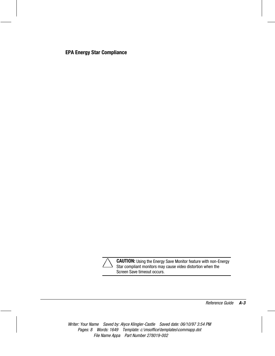 Epa energy star compliance | Compaq Deskpro 2000 Series User Manual | Page 151 / 192