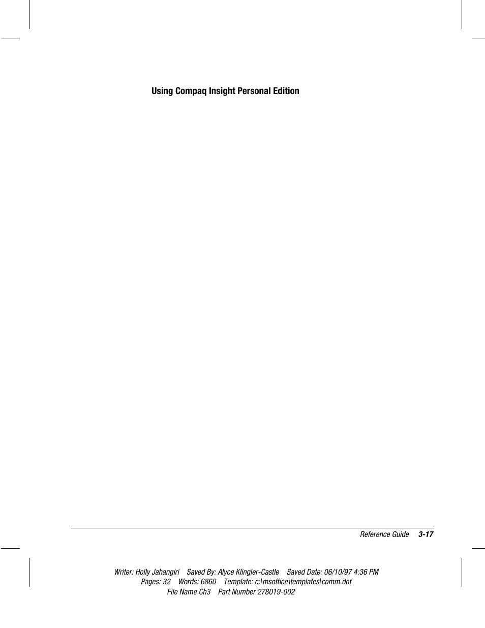Using compaq insight personal edition | Compaq Deskpro 2000 Series User Manual | Page 52 / 192