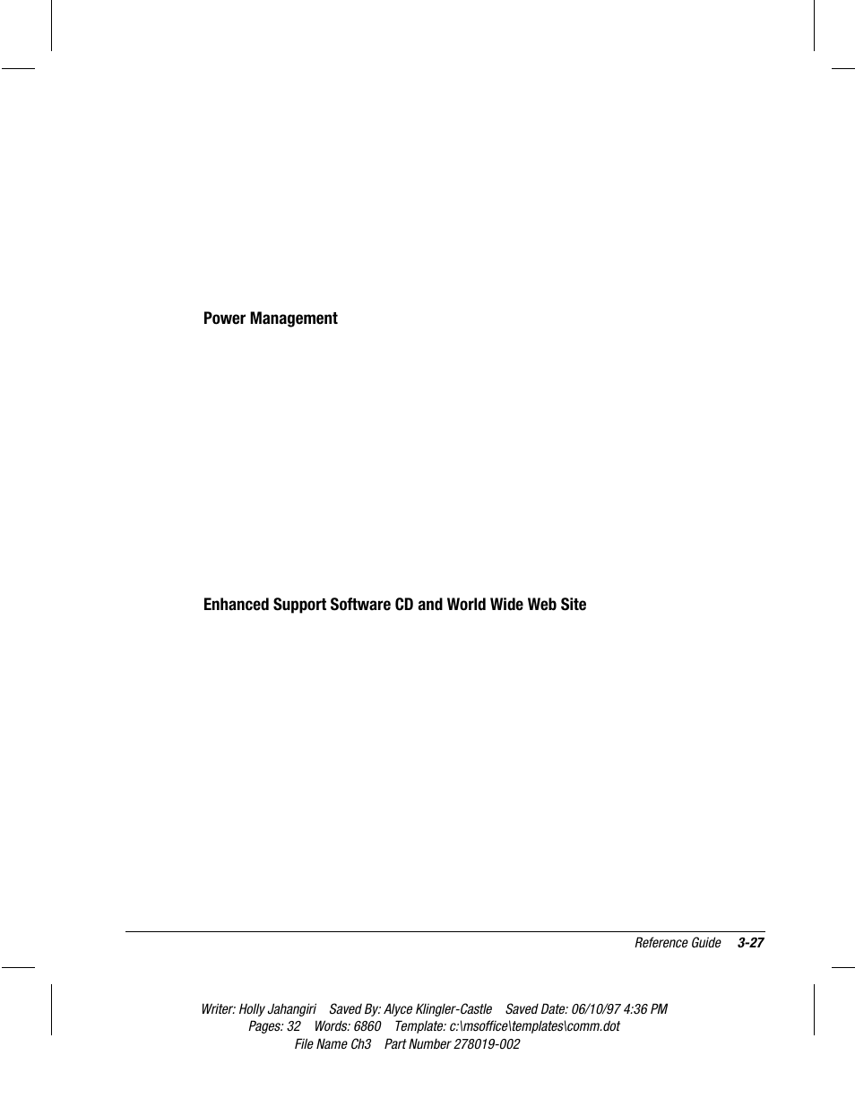 Power management | Compaq Deskpro 2000 Series User Manual | Page 62 / 192