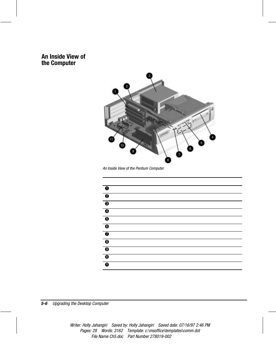 An inside view of the computer | Compaq Deskpro 2000 Series User Manual | Page 77 / 192