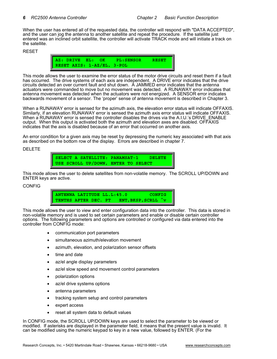 Research Concepts RC2500 User Manual | Page 13 / 181