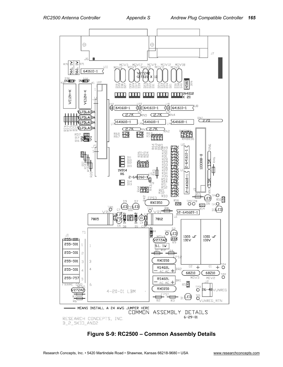 Research Concepts RC2500 User Manual | Page 172 / 181