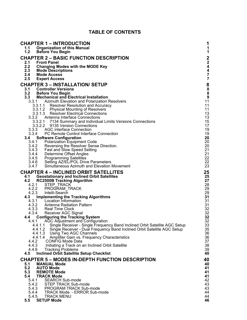 Research Concepts RC2500 User Manual | Page 4 / 181