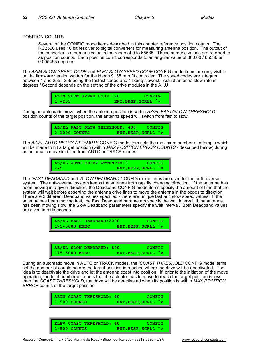 Research Concepts RC2500 User Manual | Page 59 / 181
