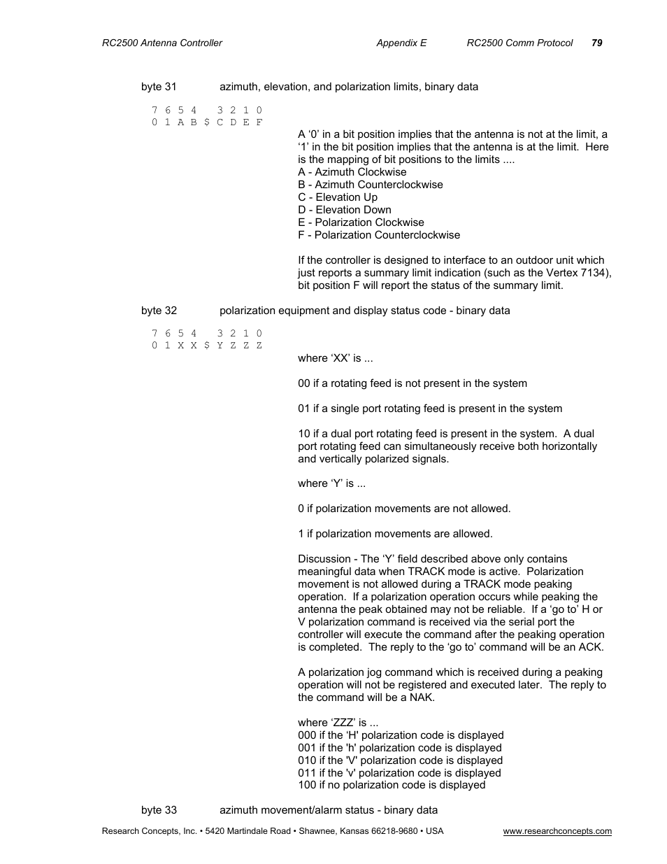 Research Concepts RC2500 User Manual | Page 86 / 181