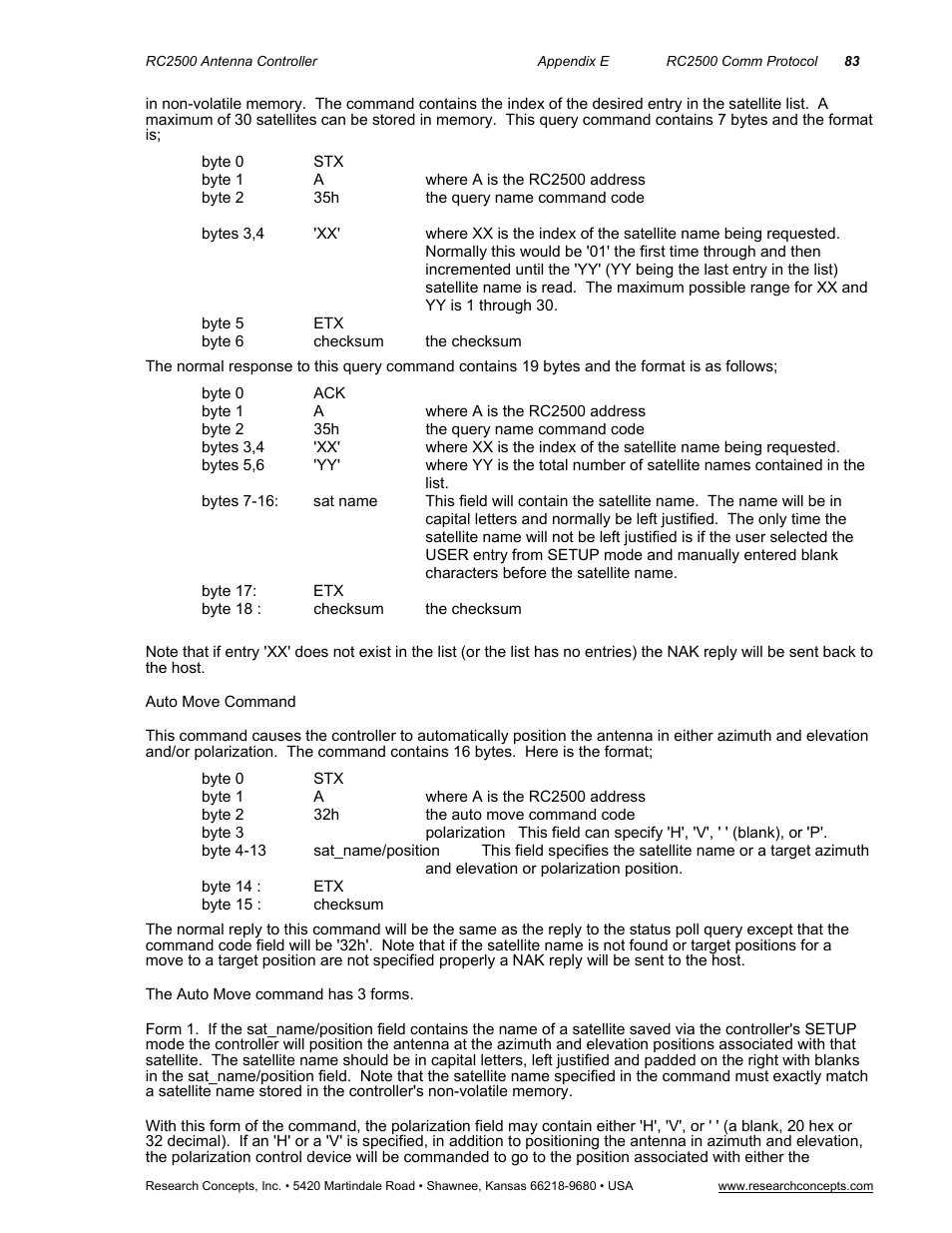Research Concepts RC2500 User Manual | Page 90 / 181