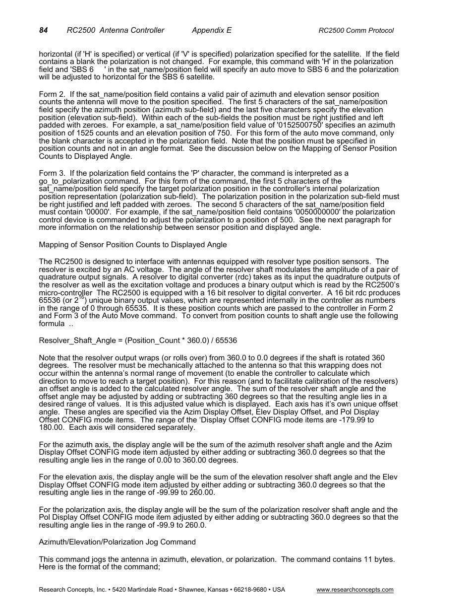 Research Concepts RC2500 User Manual | Page 91 / 181