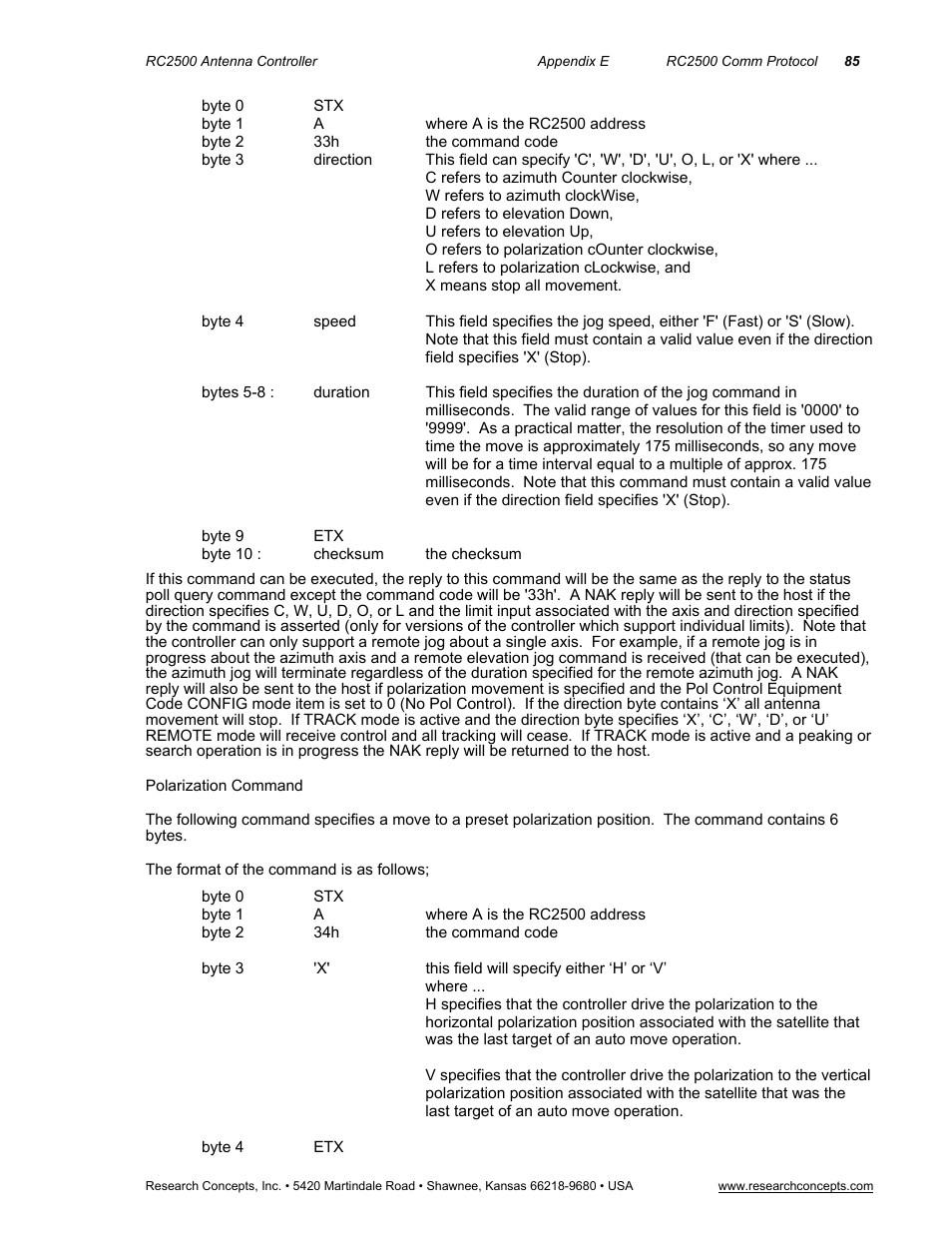 Research Concepts RC2500 User Manual | Page 92 / 181