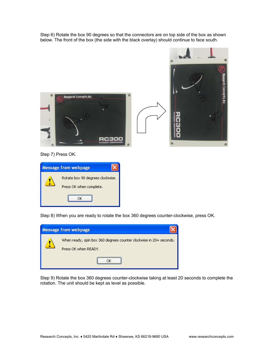 Research Concepts RC300 User Manual | Page 25 / 35
