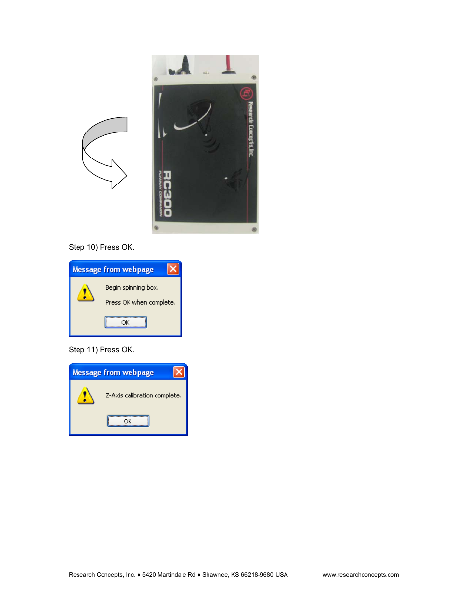 Research Concepts RC300 User Manual | Page 26 / 35