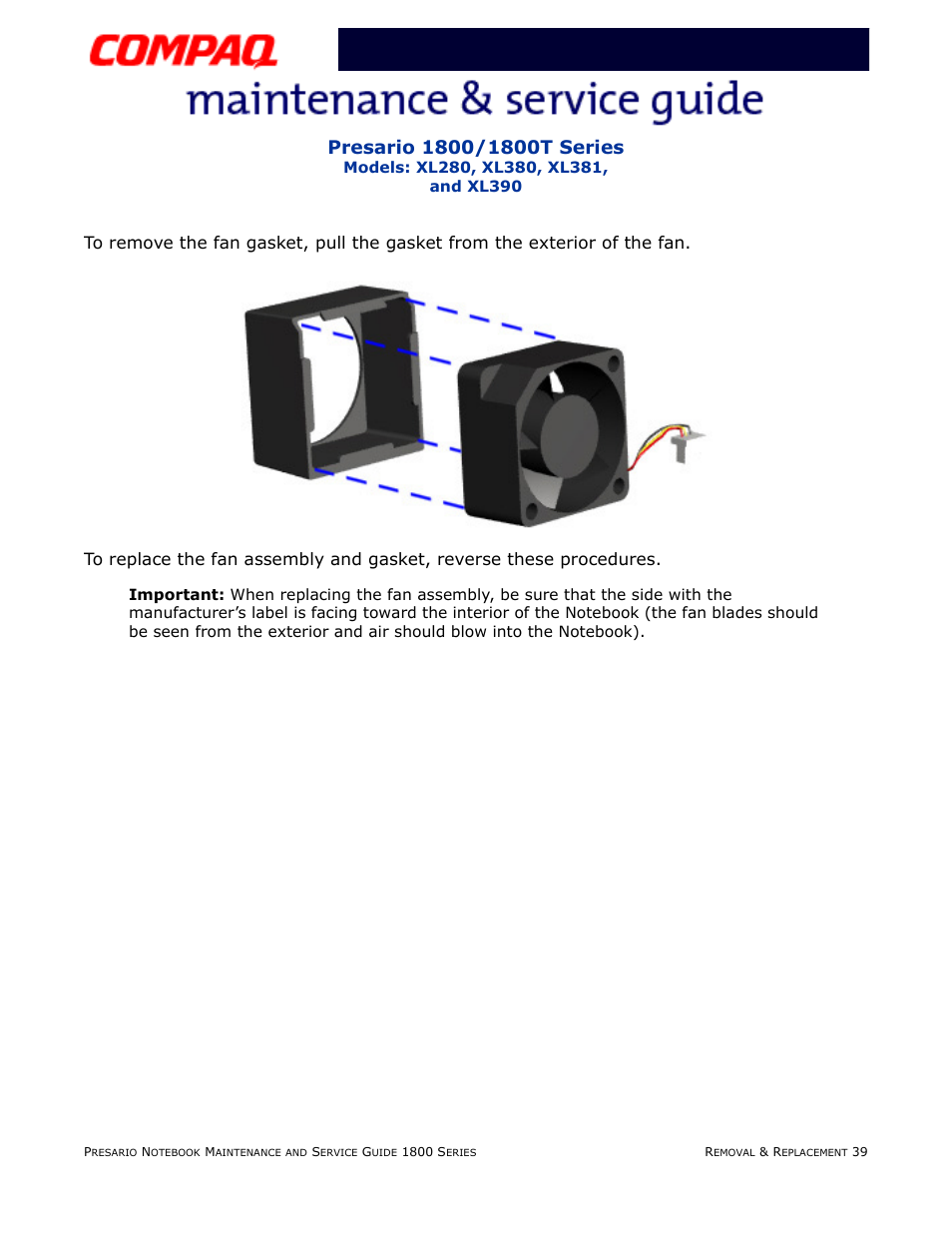 Compaq XL280 User Manual | Page 108 / 134