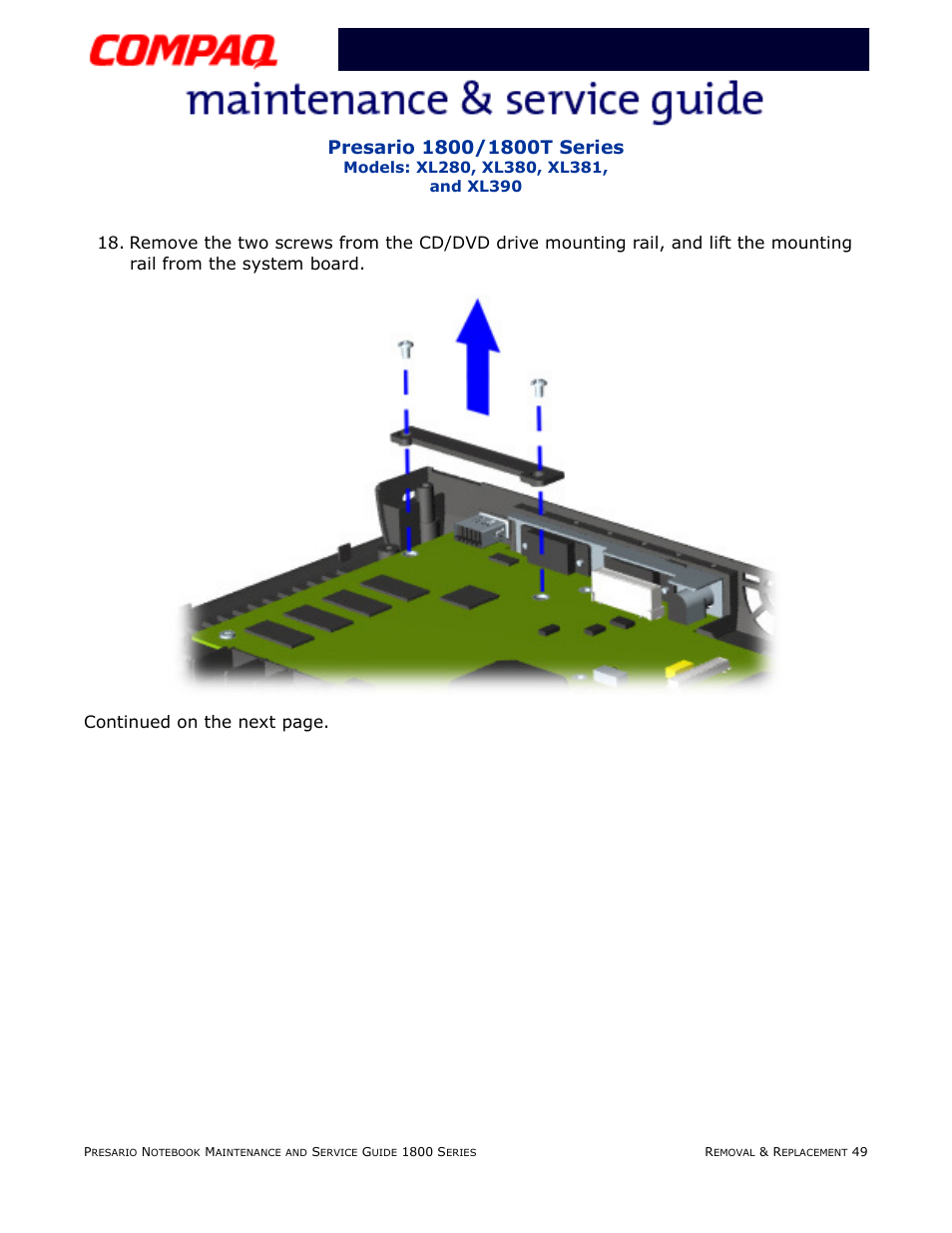 Compaq XL280 User Manual | Page 118 / 134