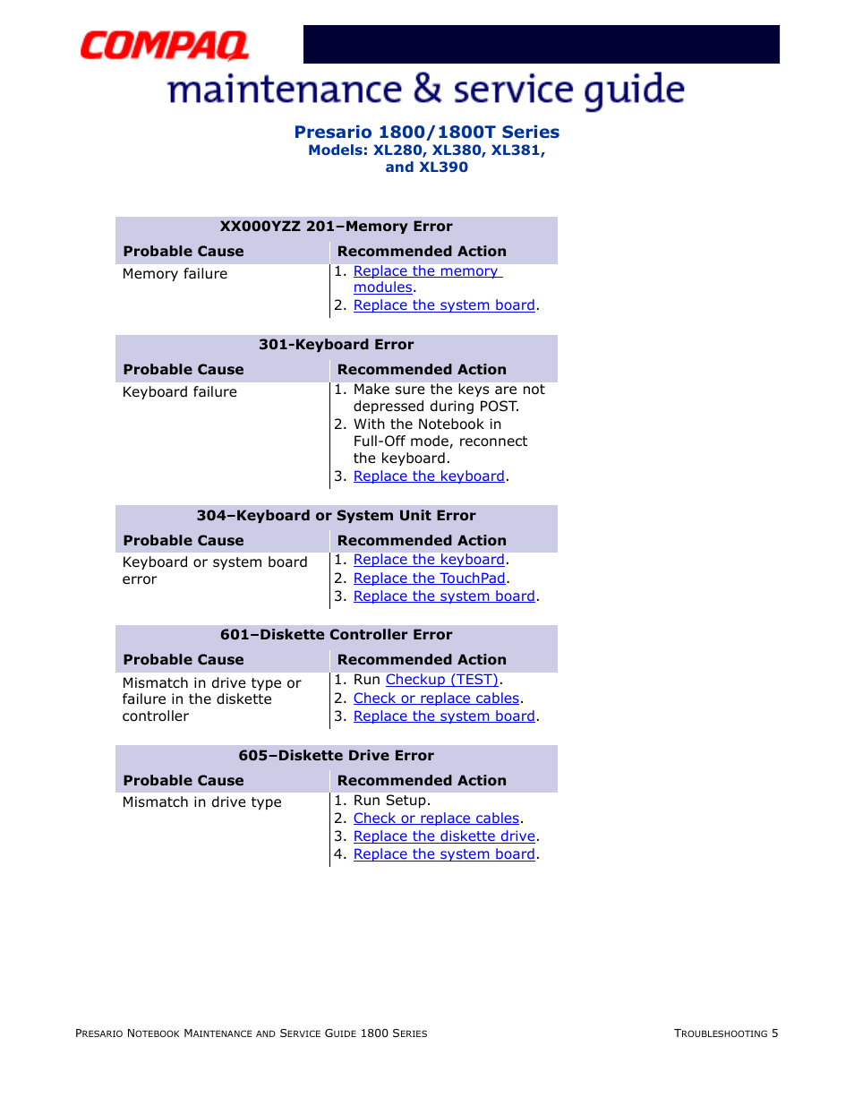 Compaq XL280 User Manual | Page 41 / 134