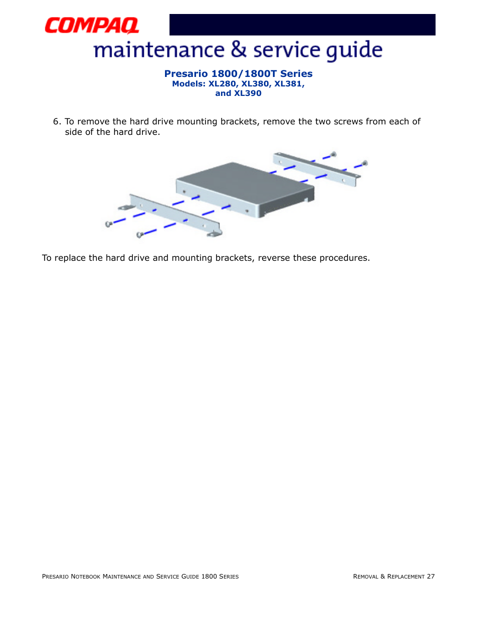 Compaq XL280 User Manual | Page 96 / 134