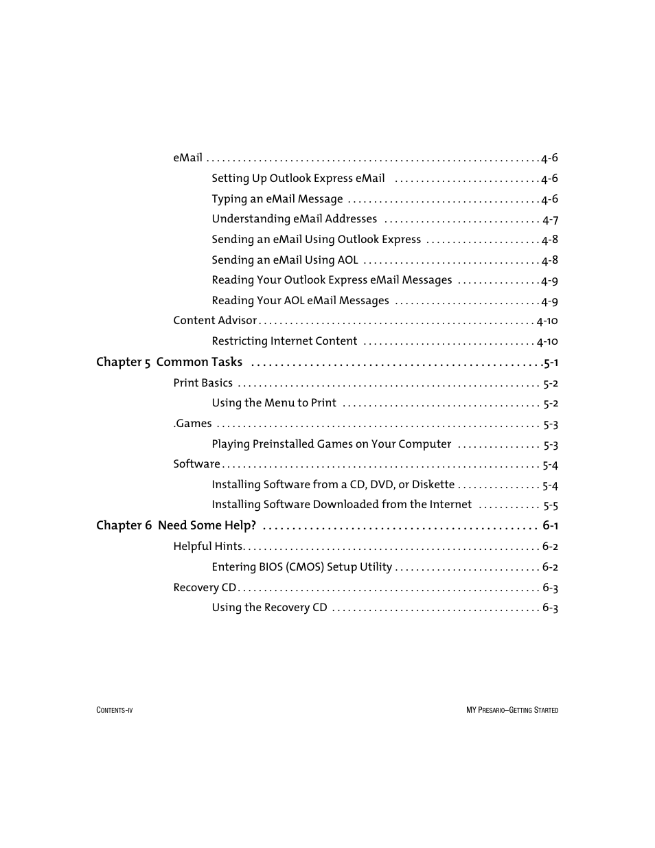 Compaq Presario 5BW474 User Manual | Page 7 / 77