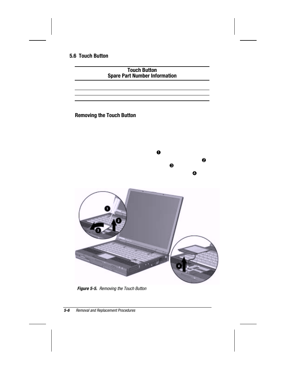 6 touch button | Compaq V300 User Manual | Page 100 / 162