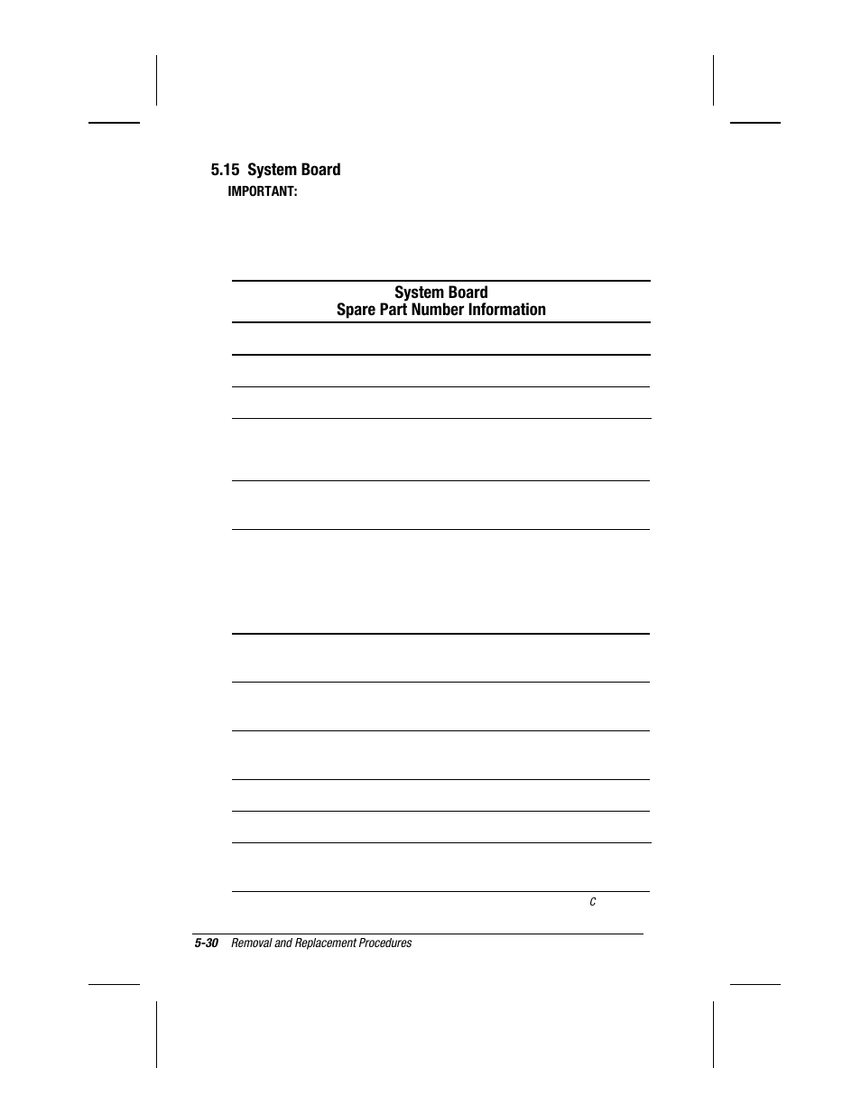 15 system board, System board spare part number information | Compaq V300 User Manual | Page 124 / 162