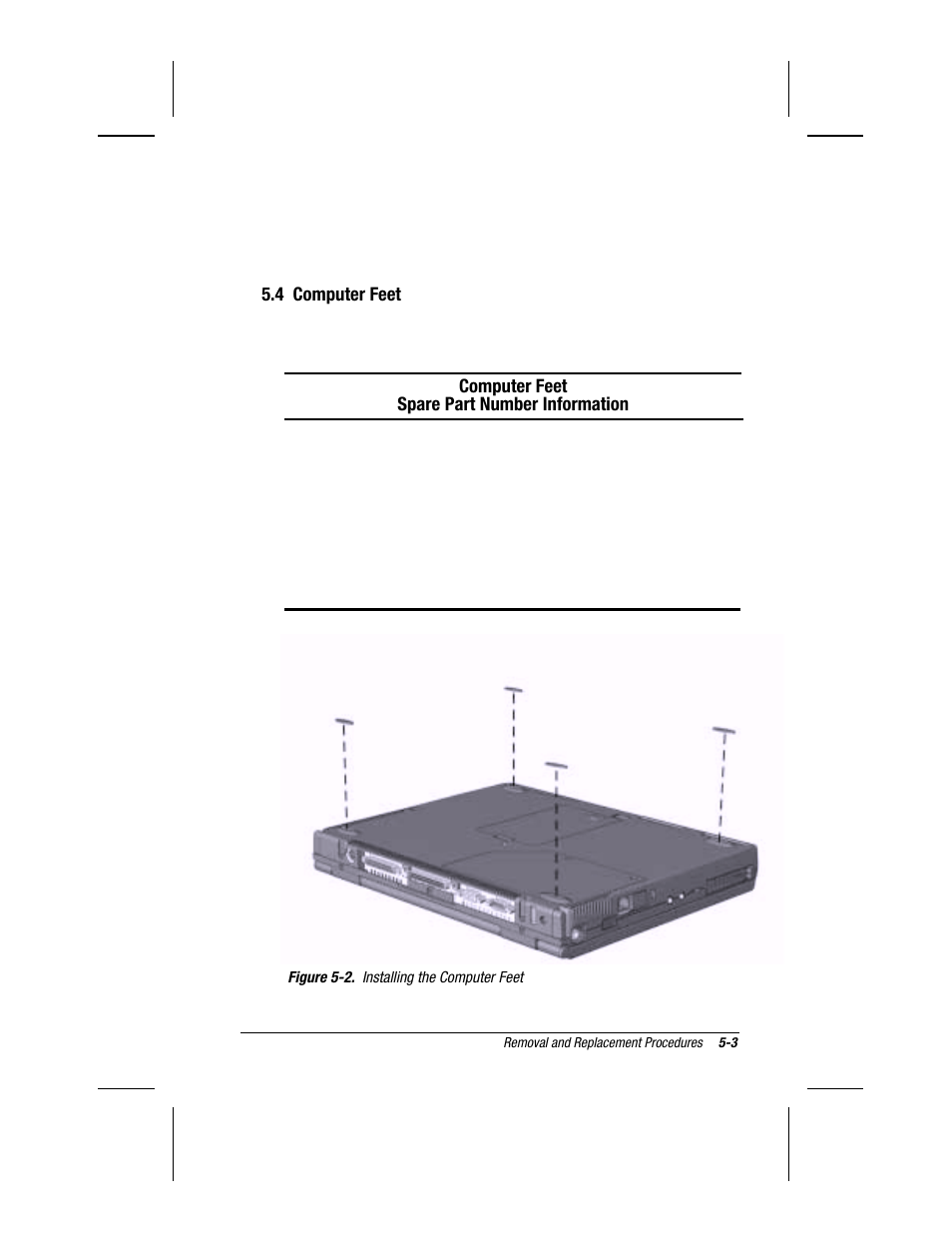4 computer feet | Compaq V300 User Manual | Page 97 / 162