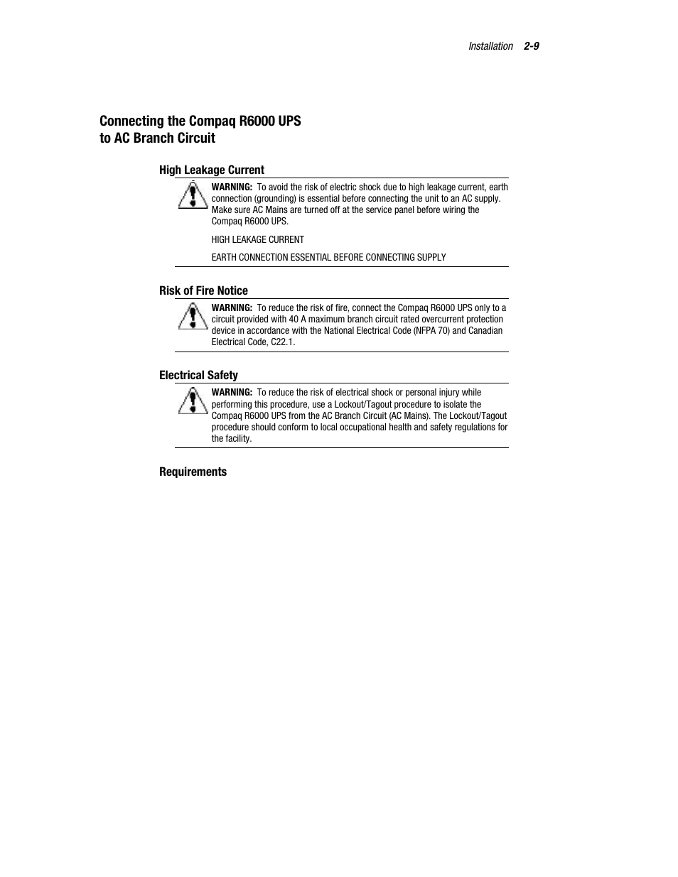 Compaq R6000 User Manual | Page 34 / 118