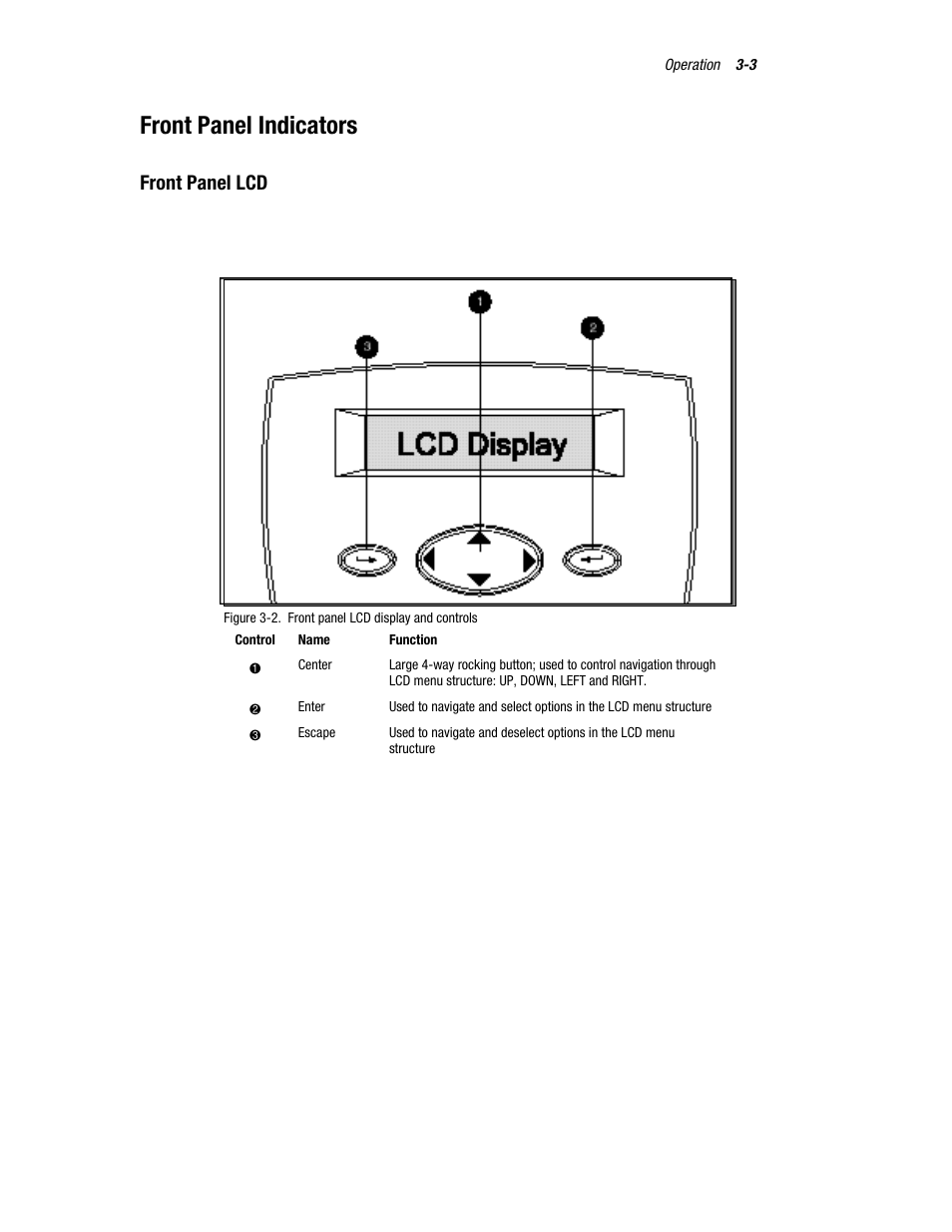 Front panel indicators, Front panel lcd | Compaq R6000 User Manual | Page 50 / 118