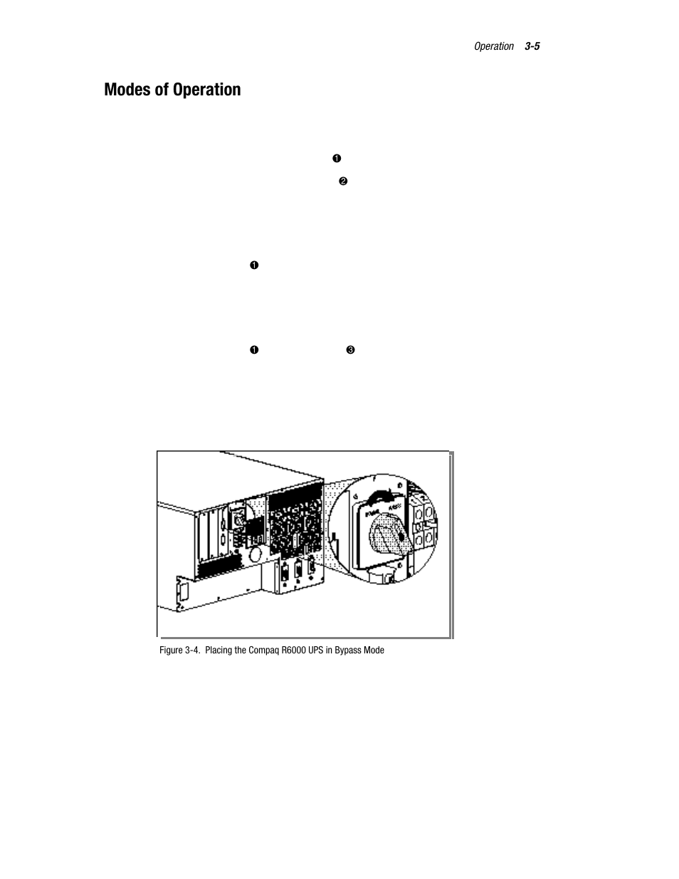 Modes of operation | Compaq R6000 User Manual | Page 52 / 118