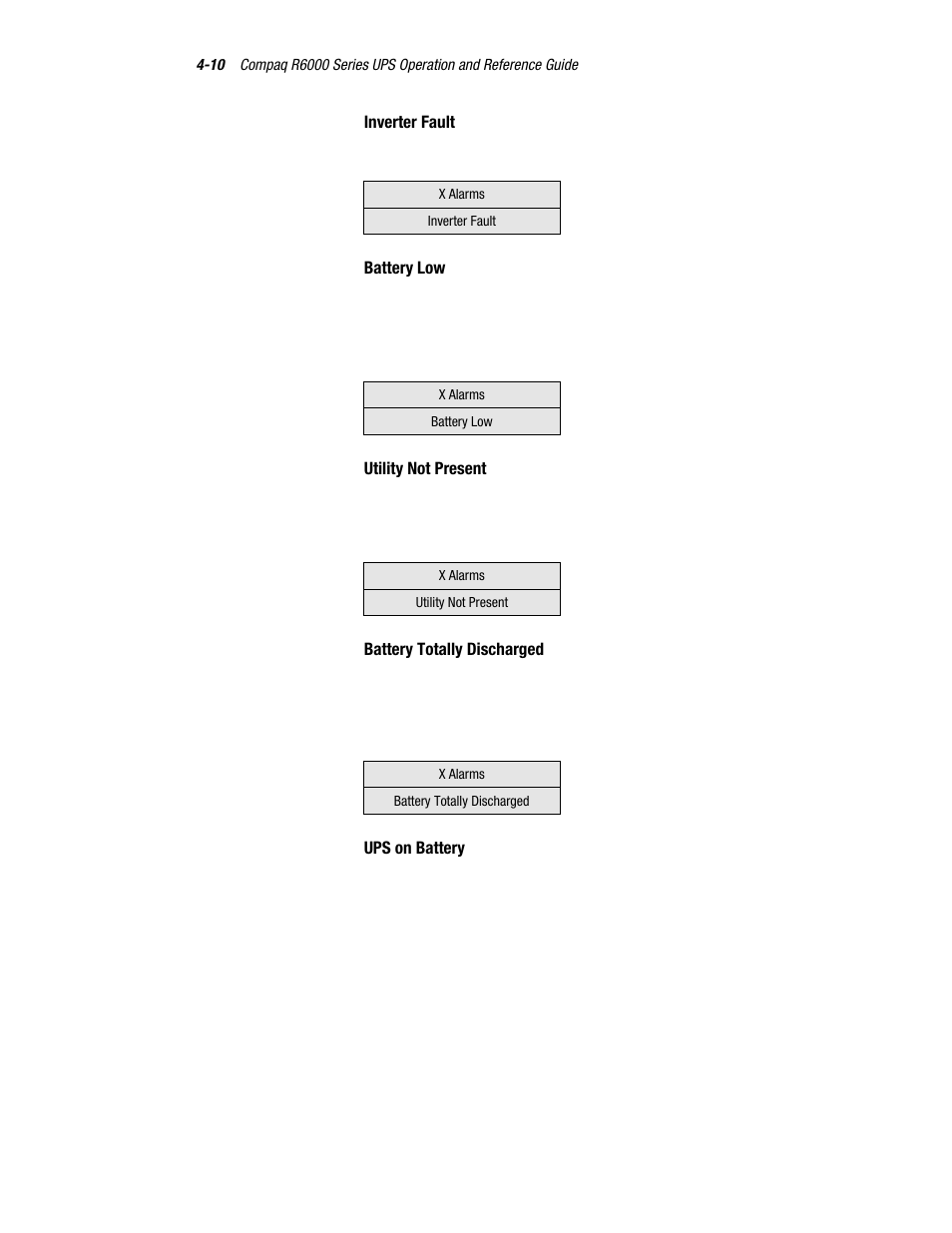 Compaq R6000 User Manual | Page 65 / 118