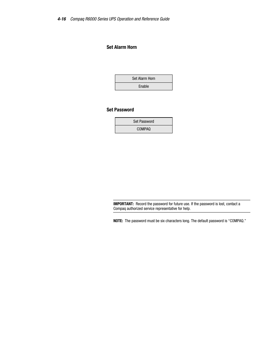 Compaq R6000 User Manual | Page 71 / 118