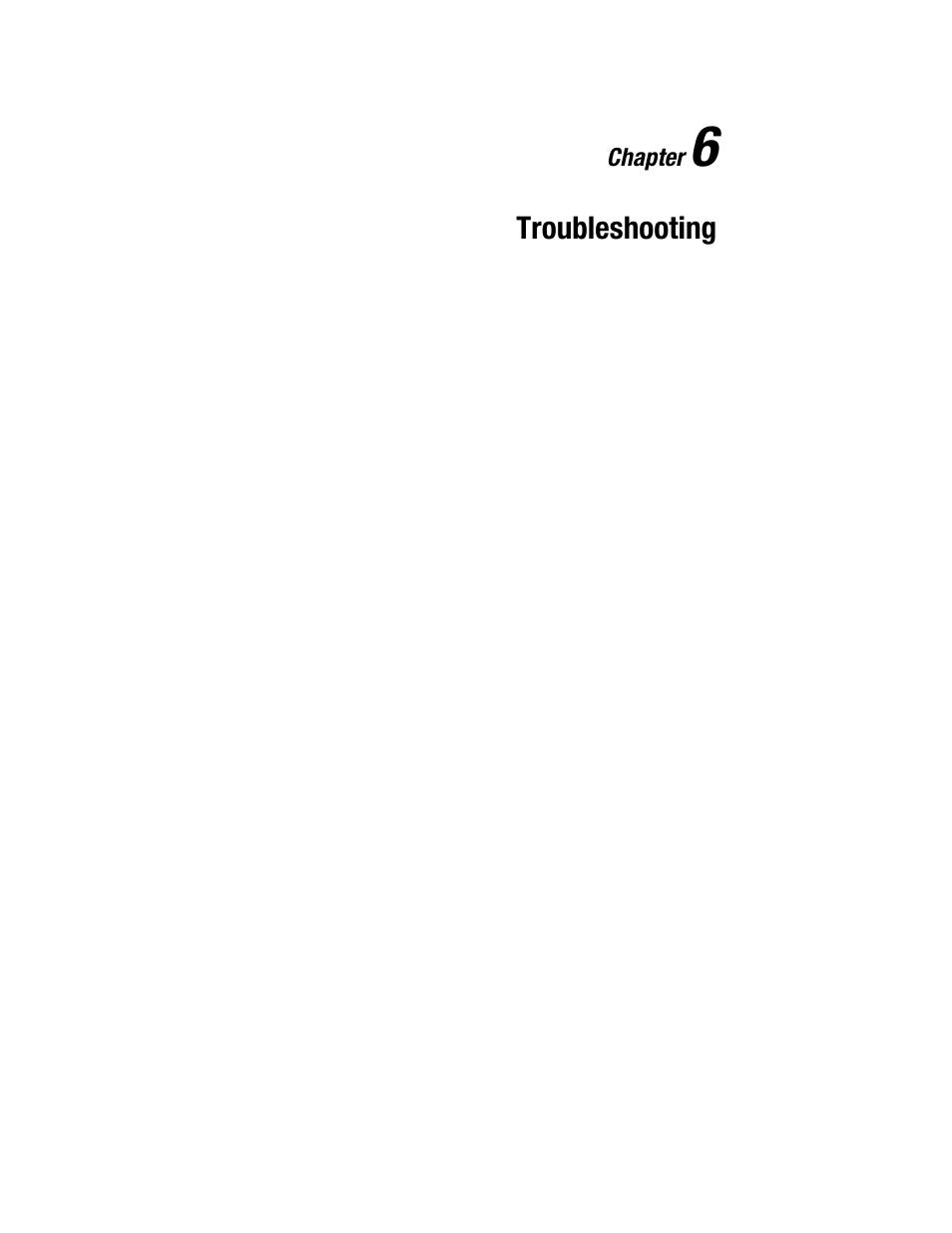 Chapter 6: troubleshooting, Chapter 6, Troubleshooting | Chapter | Compaq R6000 User Manual | Page 86 / 118