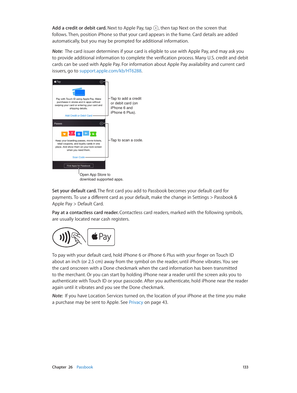 Apple iPhone iOS 8.4 User Manual | Page 133 / 196